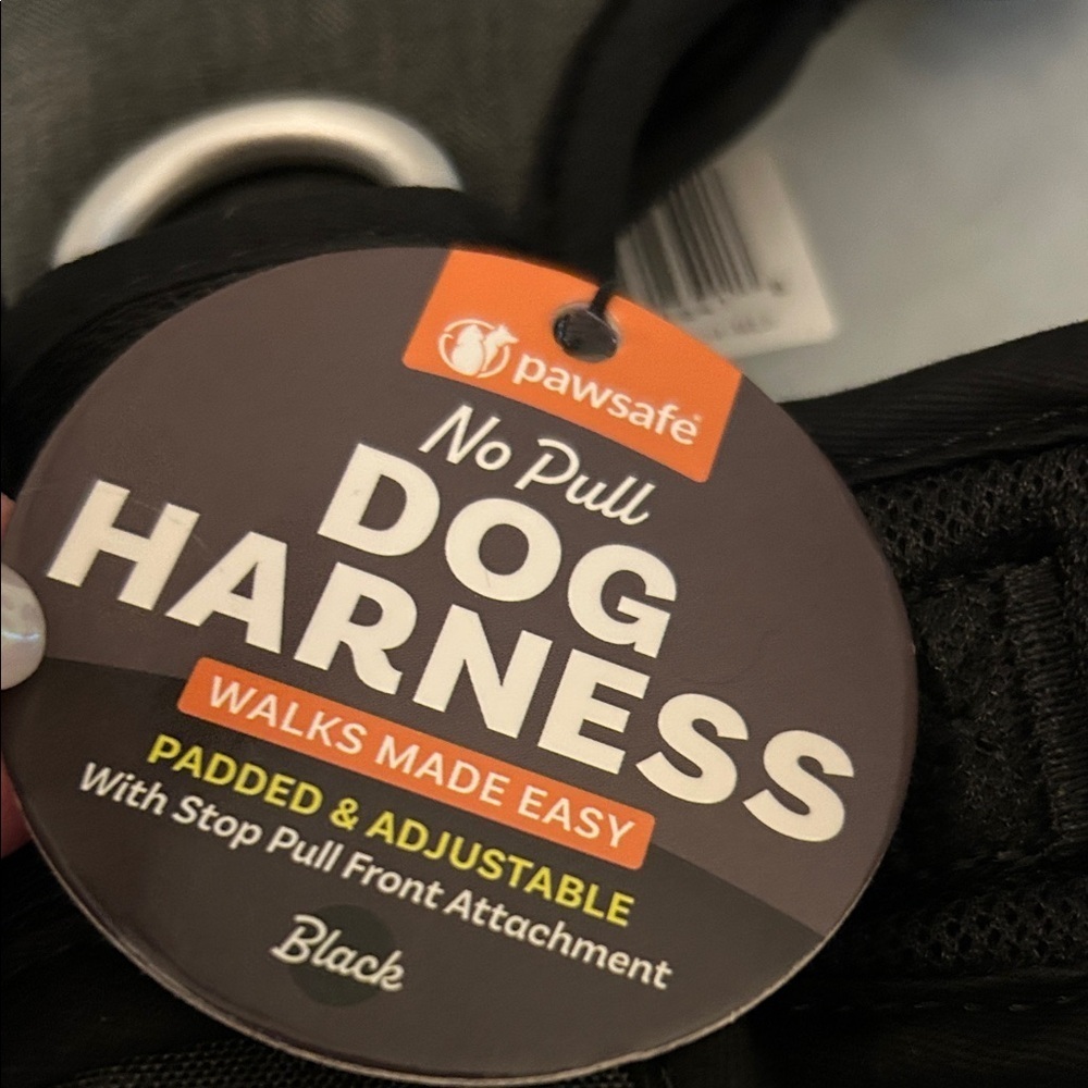 Passage no pull Black Dog Harness with Reflective Stitching NWT size M - Picture 3 of 4